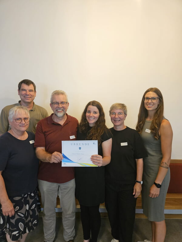 Foto nach der Übergabe